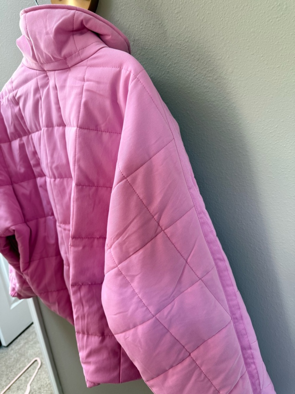 Altard State- PINK Quilted Puff Jacket- 2XL- NEW - Picture 3 of 6